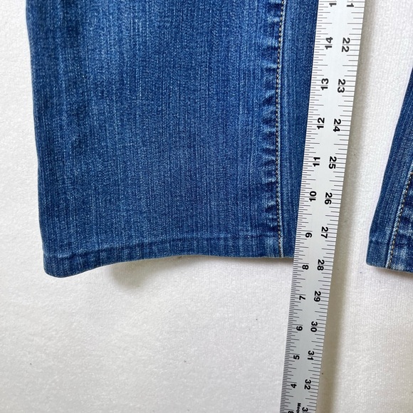 Levi’s 515 Bootcut Jeans Womens 12 Blue Denim Stretch Comfy Pants 2421 - Picture 6 of 10